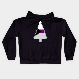 Christmas Tree LGBT Flag Demisexual Kids Hoodie